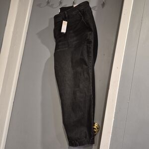 Lane Bryant Black Jogger Jeans